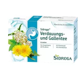 SIDROGA Filterpose med fordøyelses- og galle-te, 20X2,0 g
