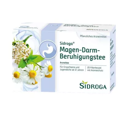 SIDROGA Beroligende tefilterpose for mage og tarm, 20X2,0 g