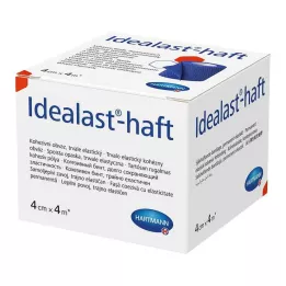 IDEALAST-selvklebende fargebandasje 4 cmx4 m blå, 1 stk