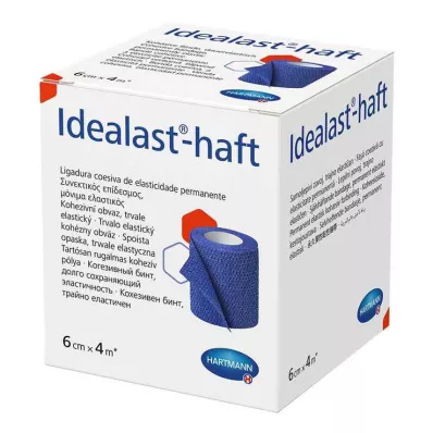 IDEALAST-selvklebende fargebandasje 6 cmx4 m blå, 1 stk IDEALAST-selvklebende fargebandasje 6 cmx4 m blå, 1 stk