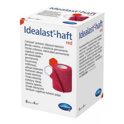 IDEALAST-selvklebende fargebandasje 8 cm x 4 m rød, 1 stk IDEALAST-selvklebende fargebandasje 8 cm x 4 m rød, 1 stk