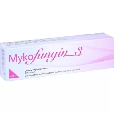 MYKOFUNGIN 3 vaginaltabletter 200 mg, 3 stk