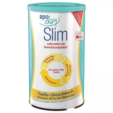 Apoday Vanilla Slim pulverboks, 450 g