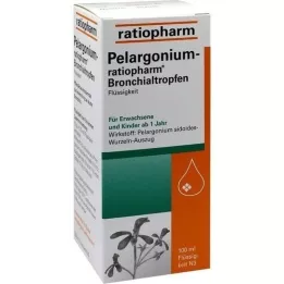 PELARGONIUM-RATIOPHARM Bronkiedråper, 100 ml