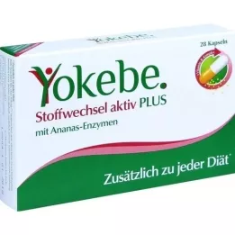 YOKEBE Plus Metabolism Active-kapsler, 28 kapsler
