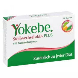 YOKEBE Plus Metabolism Active-kapsler, 28 kapsler