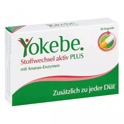 YOKEBE Plus Metabolism Active-kapsler, 28 kapsler