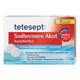 TETESEPT Akutt halsbrann tyggetabletter, 20 stk