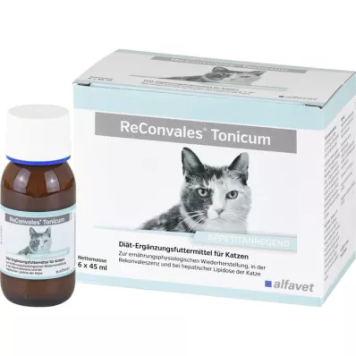 RECONVALES Tonikum for katter, 6X45 ml