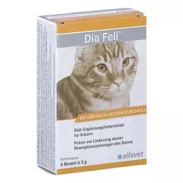 DIA FELI Pulver til katter, 6X3 g