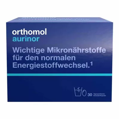 ORTHOMOL aurinor granulat/kapsler kombipakke, 30 stk ORTHOMOL aurinor granulat/kapsler kombipakke, 30 stk