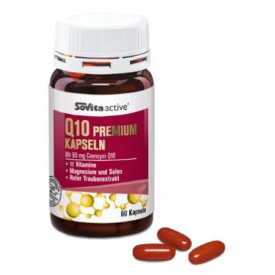 SOVITA ACTIVE Q10 Premium-kapsler, 60 kapsler SOVITA ACTIVE Q10 Premium-kapsler, 60 kapsler