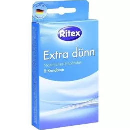 RITEX ekstra tynne kondomer, 8 stk