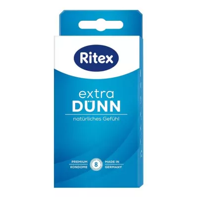 RITEX ekstra tynne kondomer, 8 stk RITEX ekstra tynne kondomer, 8 stk