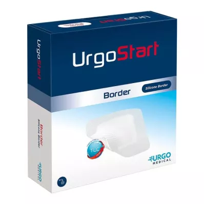 URGOSTART Border 8x8 cm skumsårbandasje, 10 stk URGOSTART Border 8x8 cm skumsårbandasje, 10 stk