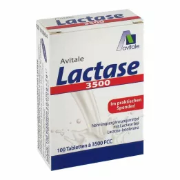 LACTASE 3 500 FCC Tabletter i klikkdispenser, 100 stk