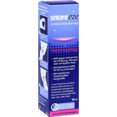 SNOREEZE Snorkelindrende nesespray, 10 ml