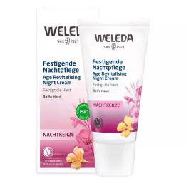 WELEDA Oppstrammende nattkrem med nattlysolje, 30 ml