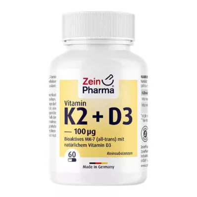 VITAMIN K2 MENAQ7 kapsler, 60 kapsler