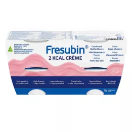 FRESUBIN 2 kcal Villjordbærkrem i kopp, 4X125 g