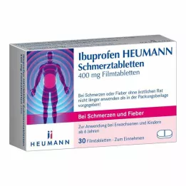IBUPROFEN Heumann smertestillende tabletter 400 mg, 30 stk