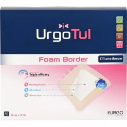 URGOTÜL Foam Border 10x10 cm bandasje, 10 stk