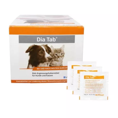 Dia Tab tyggetabletter til hund og katt, 60X5,5 g