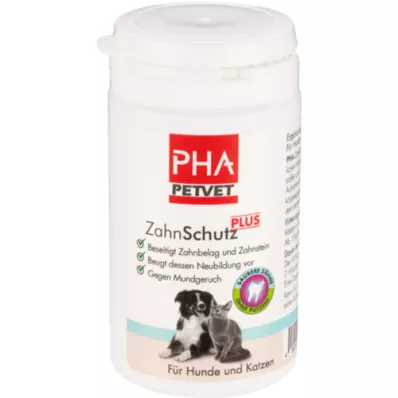 PHA ToothProtection Plus-pulver til hunder/katter, 60 g