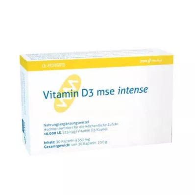 Vitamin D3 Mse intense kapsler, 30 stk Vitamin D3 Mse intense kapsler, 30 stk