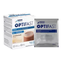 OPTIFAST home Drink Sjokoladepulver, 8X55 g