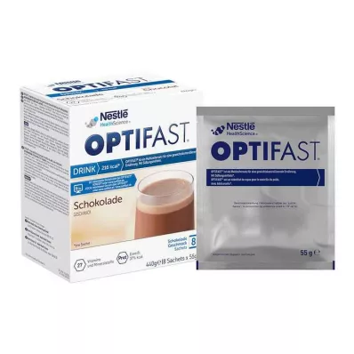 OPTIFAST home Drink Sjokoladepulver, 8X55 g OPTIFAST home Drink Sjokoladepulver, 8X55 g