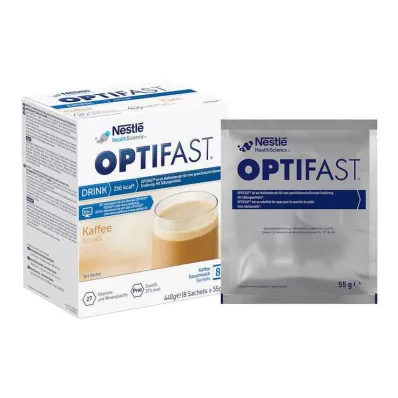 Optifast hjemmedrikk kaffepulver, 8x55 g Optifast hjemmedrikk kaffepulver, 8x55 g