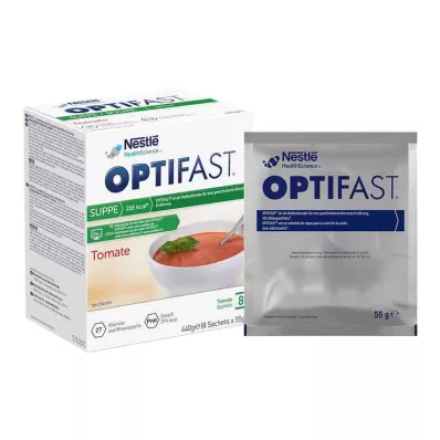 Optifast hjemmesuppe tomatpulver, 8X55 g Optifast hjemmesuppe tomatpulver, 8X55 g