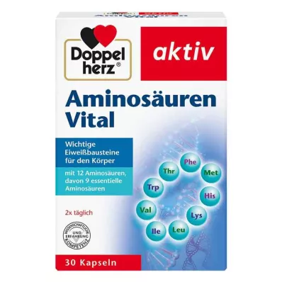 DOPPELHERZ Aminosyrer Vital Kapsler, 30 kapsler DOPPELHERZ Aminosyrer Vital Kapsler, 30 kapsler