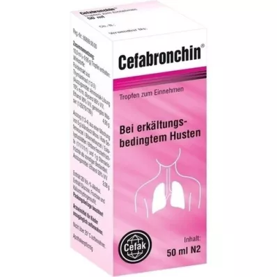 CEFABRONCHIN Orale dråper, 50 ml