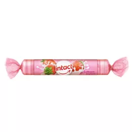 INTACT Druesukkerrull jordbæryoghurt, 40 g