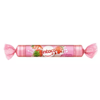 INTACT Druesukkerrull jordbæryoghurt, 40 g INTACT Druesukkerrull jordbæryoghurt, 40 g