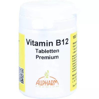VITAMIN B12 PREMIUM Allpharm tabletter, 100 stk