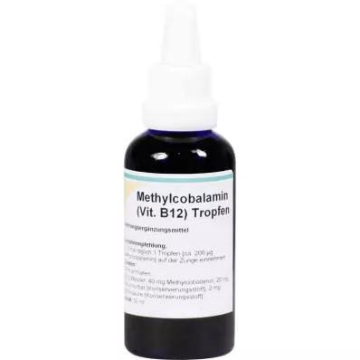 Metylkobalamin Vitamin B12 dråper (50 ml) Metylkobalamin Vitamin B12 dråper (50 ml)