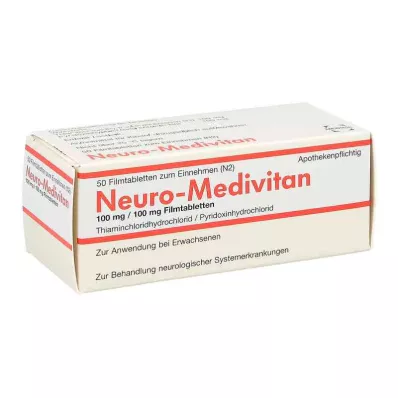 NEURO MEDIVITAN Filmdrasjerte tabletter, 50 stk