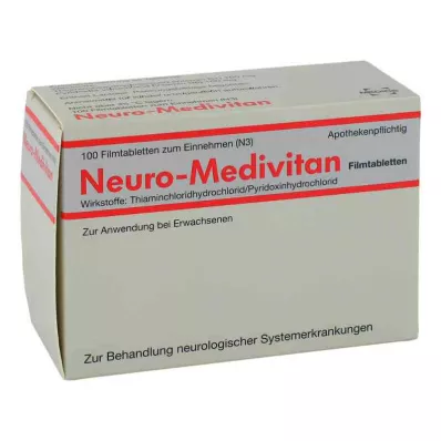 NEURO MEDIVITAN Filmdrasjerte tabletter, 100 stk NEURO MEDIVITAN Filmdrasjerte tabletter, 100 stk