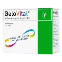 GELOVITAL Kosttilskudd tran kapsler, 100 stk