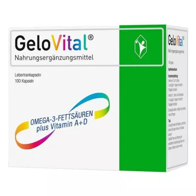 GELOVITAL Kosttilskudd tran kapsler, 100 stk GELOVITAL Kosttilskudd tran kapsler, 100 stk