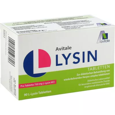 L-LYSIN 750 mg tabletter, 90 stk