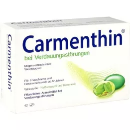 CARMENTHIN for fordøyelsesbesvær msr.soft caps. 42 stk
