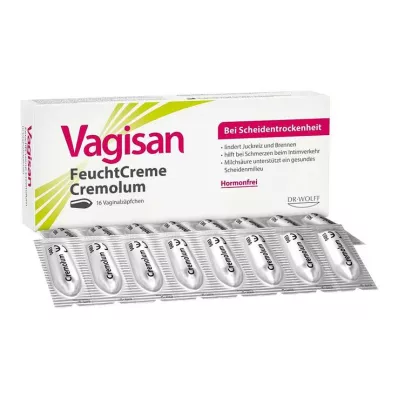 Vagisan Fuktkrem Cremolum, 16 stk Vagisan Fuktkrem Cremolum, 16 stk