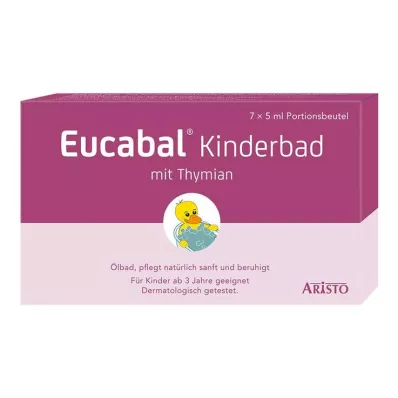 EUCABAL Barnebad med timian, 7X5 ml