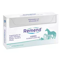REMEND Hornhinnepleiegel for hund, katt og hest, 6X3 ml