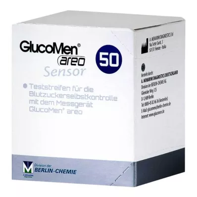 GlucoMen areo Sensor teststrimler, 50 stk GlucoMen areo Sensor teststrimler, 50 stk