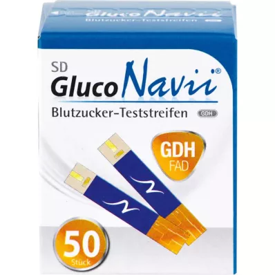 SD GlucoNavii GDH Teststrimler for blodsukker, 1X50 stk